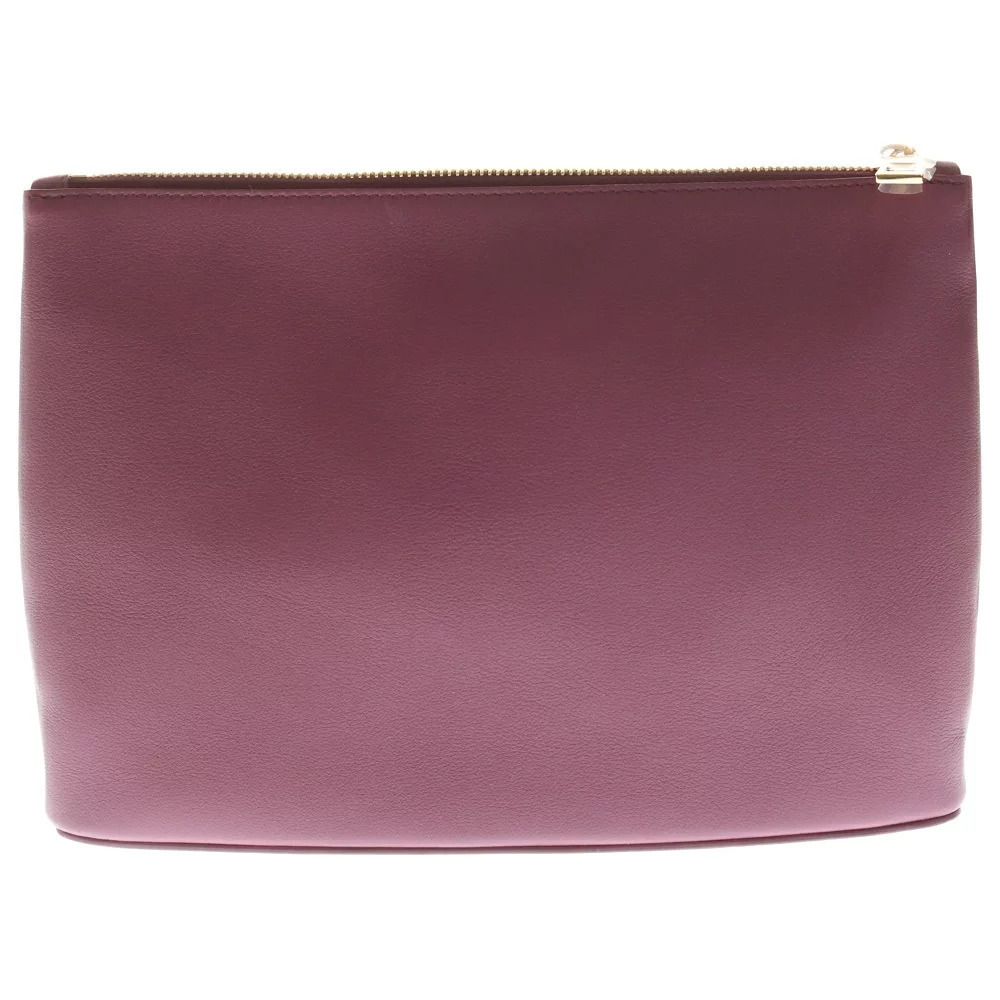 Loewe CRIMSON Bag OBLONG Clutch Red PLAI Clutch